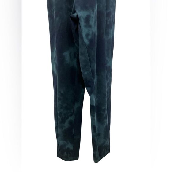 Victoria's Secret Deep Green & Black Tie dye Soft Jumpsuit Scoop Back Medium 716 - Picture 2 of 9